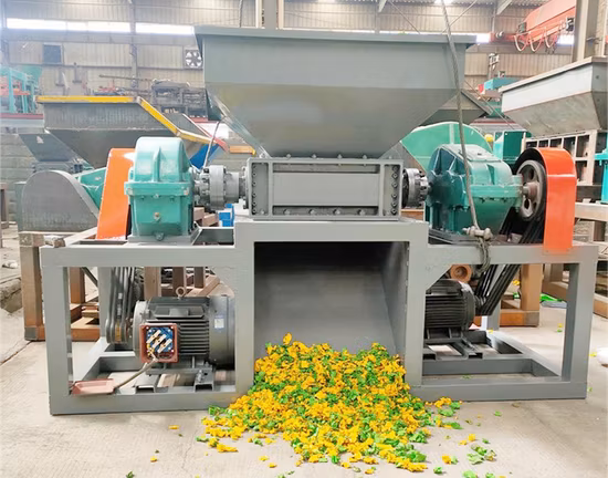 Trituratore per triturazione di pezzi di pneumatici in alluminio rame legno carta gomma plastica dura riciclaggio triturazione